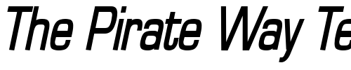 Font : Eurasia-Condensed-Bold-Italic Custom Text : The Pirate Way Test your own text here Click to download or to view this font on a tshirt that can be custom printed in Bali