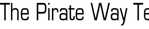 Font : Eurasia-Condensed-Normal Custom Text : The Pirate Way Test your own text here Click to download or to view this font on a tshirt that can be custom printed in Bali