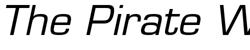 Font : Eurasia-Wide-Italic Custom Text : The Pirate Way Test your own text here Click to download or to view this font on a tshirt that can be custom printed in Bali