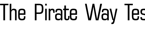 Font : EurasiaCond-Regular Custom Text : The Pirate Way Test your own text here Click to download or to view this font on a tshirt that can be custom printed in Bali