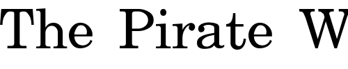 Font : Eureka Custom Text : The Pirate Way Test your own text here Click to download or to view this font on a tshirt that can be custom printed in Bali