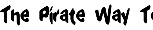 Font : Exaggerate-BRK Custom Text : The Pirate Way Test your own text here Click to download or to view this font on a tshirt that can be custom printed in Bali