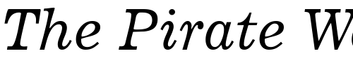Font : ExclaimDB-Italic Custom Text : The Pirate Way Test your own text here Click to download or to view this font on a tshirt that can be custom printed in Bali