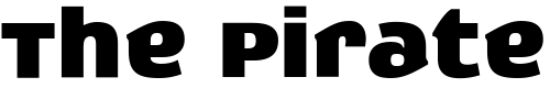 Font : Exert-Black Custom Text : The Pirate Way Test your own text here Click to download or to view this font on a tshirt that can be custom printed in Bali