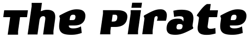 Font : Exert-BlackItalic Custom Text : The Pirate Way Test your own text here Click to download or to view this font on a tshirt that can be custom printed in Bali