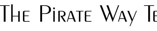 Font : Exotic-350-Light-BT Custom Text : The Pirate Way Test your own text here Click to download or to view this font on a tshirt that can be custom printed in Bali