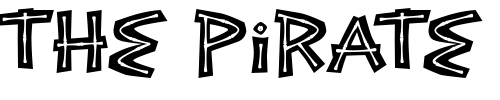 Font : Exotic-Island-BTN-Bamboo-Inline Custom Text : The Pirate Way Test your own text here Click to download or to view this font on a tshirt that can be custom printed in Bali