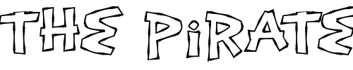 Font : Exotic-Island-BTN-Bamboo-Out Custom Text : The Pirate Way Test your own text here Click to download or to view this font on a tshirt that can be custom printed in Bali