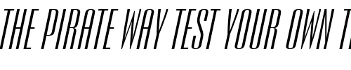 Font : Expel-Wide-Italic Custom Text : The Pirate Way Test your own text here Click to download or to view this font on a tshirt that can be custom printed in Bali