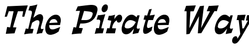 Font : Expose-Thin-Condensed-BoldItalic Custom Text : The Pirate Way Test your own text here Click to download or to view this font on a tshirt that can be custom printed in Bali