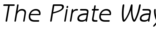 Font : Express-Deco-GothicLight-SSi-Normal Custom Text : The Pirate Way Test your own text here Click to download or to view this font on a tshirt that can be custom printed in Bali