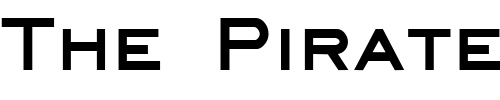 Font : Eyechart-Bold Custom Text : The Pirate Way Test your own text here Click to download or to view this font on a tshirt that can be custom printed in Bali