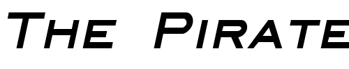 Font : Eyechart-Bold-Italic Custom Text : The Pirate Way Test your own text here Click to download or to view this font on a tshirt that can be custom printed in Bali