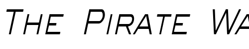 Font : EyechartCondensed-Italic Custom Text : The Pirate Way Test your own text here Click to download or to view this font on a tshirt that can be custom printed in Bali
