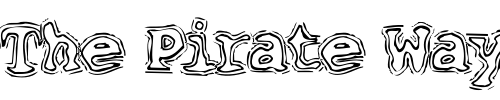 Font : F2FAlLineato Custom Text : The Pirate Way Test your own text here Click to download or to view this font on a tshirt that can be custom printed in Bali
