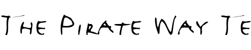 Font : FF-Justlefthand-Caps-Medium Custom Text : The Pirate Way Test your own text here Click to download or to view this font on a tshirt that can be custom printed in Bali