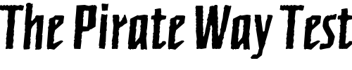 Font : FFNewberlinBoldRough Custom Text : The Pirate Way Test your own text here Click to download or to view this font on a tshirt that can be custom printed in Bali