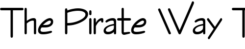 Font : FFX-Designer-HW Custom Text : The Pirate Way Test your own text here Click to download or to view this font on a tshirt that can be custom printed in Bali