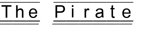 Font : FIKey3 Custom Text : The Pirate Way Test your own text here Click to download or to view this font on a tshirt that can be custom printed in Bali