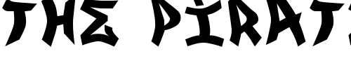 Font : FRS-GENUINO Custom Text : The Pirate Way Test your own text here Click to download or to view this font on a tshirt that can be custom printed in Bali