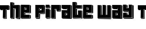 Font : FT-ScandinavianTitan-Black Custom Text : The Pirate Way Test your own text here Click to download or to view this font on a tshirt that can be custom printed in Bali