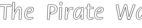 Font : FZ-BASIC-17-HOLLOW Custom Text : The Pirate Way Test your own text here Click to download or to view this font on a tshirt that can be custom printed in Bali