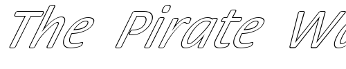 Font : FZ-BASIC-17-HOLLOW-ITALIC Custom Text : The Pirate Way Test your own text here Click to download or to view this font on a tshirt that can be custom printed in Bali
