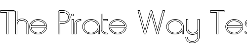 Font : FZ-BASIC-20-HOLLOW Custom Text : The Pirate Way Test your own text here Click to download or to view this font on a tshirt that can be custom printed in Bali