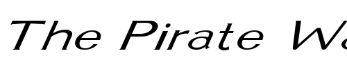 Font : FZ-BASIC-22-ITALIC Custom Text : The Pirate Way Test your own text here Click to download or to view this font on a tshirt that can be custom printed in Bali