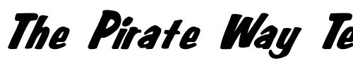 Font : FZ-BASIC-3-ITALIC Custom Text : The Pirate Way Test your own text here Click to download or to view this font on a tshirt that can be custom printed in Bali