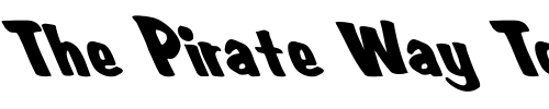 Font : FZ-BASIC-3-LEFTY Custom Text : The Pirate Way Test your own text here Click to download or to view this font on a tshirt that can be custom printed in Bali