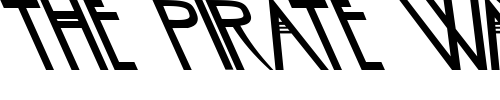 Font : FZ-BASIC-30-LEFTY Custom Text : The Pirate Way Test your own text here Click to download or to view this font on a tshirt that can be custom printed in Bali