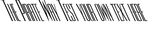 Font : FZ-BASIC-39-LEFTY Custom Text : The Pirate Way Test your own text here Click to download or to view this font on a tshirt that can be custom printed in Bali