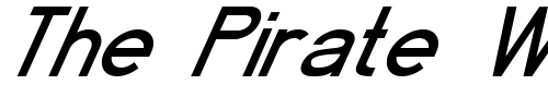 Font : FZ-BASIC-4-ITALIC Custom Text : The Pirate Way Test your own text here Click to download or to view this font on a tshirt that can be custom printed in Bali