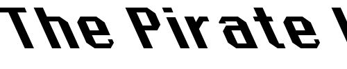 Font : FZ-BASIC-45-LEFTY Custom Text : The Pirate Way Test your own text here Click to download or to view this font on a tshirt that can be custom printed in Bali