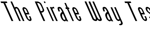 Font : FZ-BASIC-49-LEFTY Custom Text : The Pirate Way Test your own text here Click to download or to view this font on a tshirt that can be custom printed in Bali