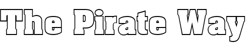 Font : FZ-BASIC-52-HOLLOW Custom Text : The Pirate Way Test your own text here Click to download or to view this font on a tshirt that can be custom printed in Bali