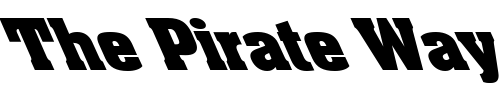 Font : FZ-BASIC-52-LEFTY Custom Text : The Pirate Way Test your own text here Click to download or to view this font on a tshirt that can be custom printed in Bali