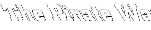 Font : FZ-BASIC-53-HOLLOW-LEFTY Custom Text : The Pirate Way Test your own text here Click to download or to view this font on a tshirt that can be custom printed in Bali