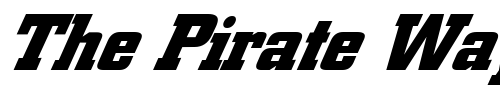 Font : FZ-BASIC-53-ITALIC Custom Text : The Pirate Way Test your own text here Click to download or to view this font on a tshirt that can be custom printed in Bali
