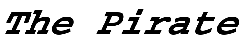 Font : FZ-BASIC-54-ITALIC Custom Text : The Pirate Way Test your own text here Click to download or to view this font on a tshirt that can be custom printed in Bali