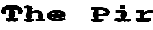 Font : FZ-BASIC-54-MANGLED-EX Custom Text : The Pirate Way Test your own text here Click to download or to view this font on a tshirt that can be custom printed in Bali