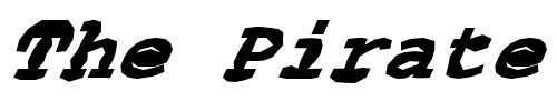 Font : FZ-BASIC-54-MANGLED-ITALIC Custom Text : The Pirate Way Test your own text here Click to download or to view this font on a tshirt that can be custom printed in Bali