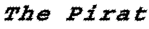 Font : FZ-BASIC-54-SPIKED-ITALIC Custom Text : The Pirate Way Test your own text here Click to download or to view this font on a tshirt that can be custom printed in Bali