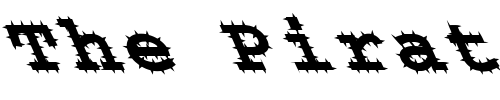 Font : FZ-BASIC-54-SPIKED-LEFTY Custom Text : The Pirate Way Test your own text here Click to download or to view this font on a tshirt that can be custom printed in Bali