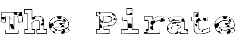Font : FZ-BASIC-54-SPOTTED Custom Text : The Pirate Way Test your own text here Click to download or to view this font on a tshirt that can be custom printed in Bali