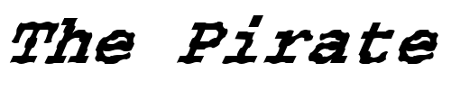 Font : FZ-BASIC-54-WAVEY-ITALIC Custom Text : The Pirate Way Test your own text here Click to download or to view this font on a tshirt that can be custom printed in Bali