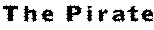 Font : FZ-BASIC-55-SPIKED Custom Text : The Pirate Way Test your own text here Click to download or to view this font on a tshirt that can be custom printed in Bali