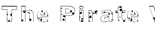 Font : FZ-BASIC-55-SPOTTED Custom Text : The Pirate Way Test your own text here Click to download or to view this font on a tshirt that can be custom printed in Bali