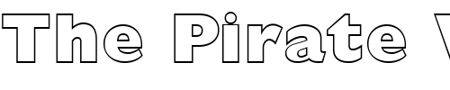 Font : FZ-BASIC-57-HOLLOW Custom Text : The Pirate Way Test your own text here Click to download or to view this font on a tshirt that can be custom printed in Bali